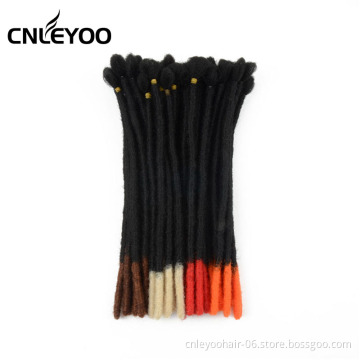 Factory Wholesale 10 Root Crochet Hair 100% Handmade Short and Long Dread Lock Extension For Daily Use